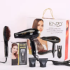 بكج 3 في 1 من ENZO: سشوار، فرشاة حرارية، وماكينة إزالة الشعر من الجذور