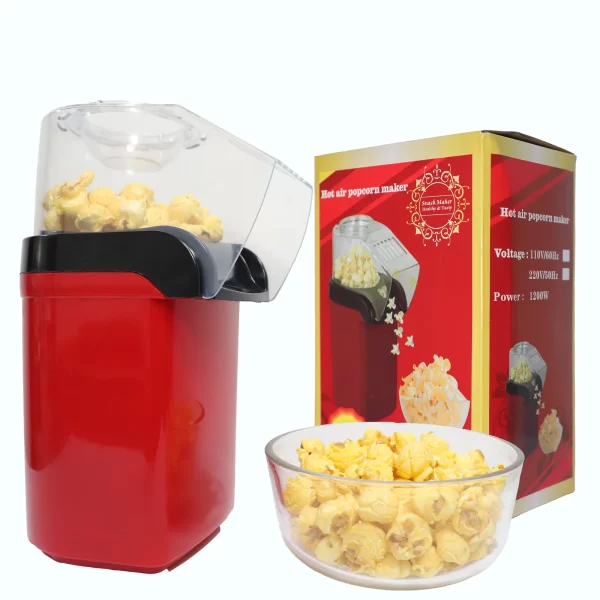 ⁦ماكينة صنع البوشار الكهربائية - 1200 واط popcorn machine⁩ - الصورة ⁦2⁩