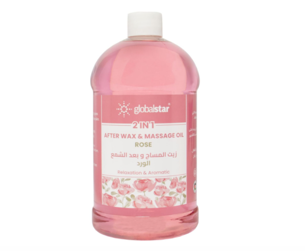 زيت مساج برائحة الورد GLOBAL STAR - 500 ml