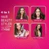 ستريتنر تصفيف الشعر 4 في 1 : فرد الشعر، تجعيده، وتصفيفه