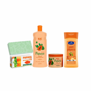 بكج البابايا للتفتيح والترطيب (Papaya Set) – 5 قطع