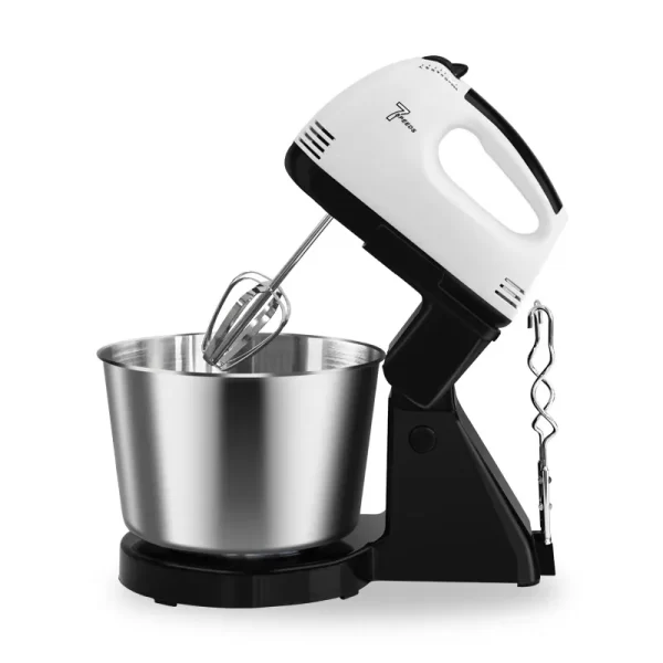 خلاط Hand Mixer مع وعاء 7 سرعات وعاء ستانلس ستيل 2 لتر ماركة RAF