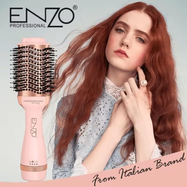 ⁦فرشاة حرارية One-Step 1500W Pro Blow-Out Styler ENZO⁩ - الصورة ⁦5⁩