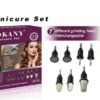 مجموعة العناية بالأظافر الكهربائية 7 رؤوس من Sokany