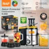 محضرة طعام كهربائية 4 في 1 من RAF – خلاط، مطحنة، مفرمة، وعصارة
