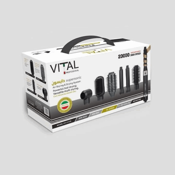 ⁦بكج دايسون Vital للشعر 12 في 1 مع حقيبة فاخرة - إصدار احترافي⁩ - الصورة ⁦4⁩