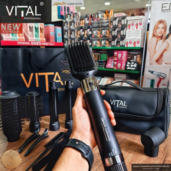 ⁦بكج دايسون Vital للشعر 12 في 1 مع حقيبة فاخرة - إصدار احترافي⁩ - الصورة ⁦6⁩