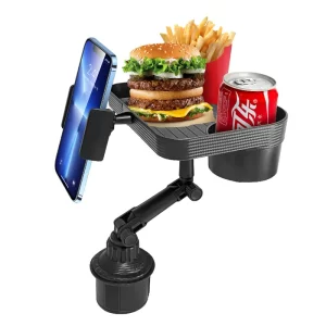 حامل هاتف مع صينية طعام Drink Cup Holder Phone Mount