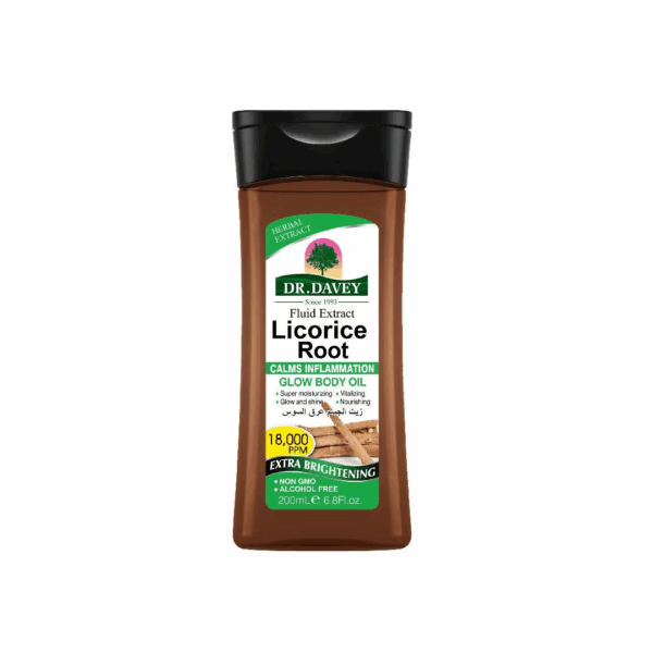 زيت الجسم عرق سوس Licorice Root تفتيح وترطيب البشرة ولتصبغات والبثور
