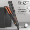 ستريتنر مكواة شعر ENZO بطبقة سيراميك تورمالين مزدوجة 985°F