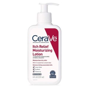 لوشن CeraVe Itch Relief Moisturizing للبشرة المتهيجة حروق الشمس والخدوش