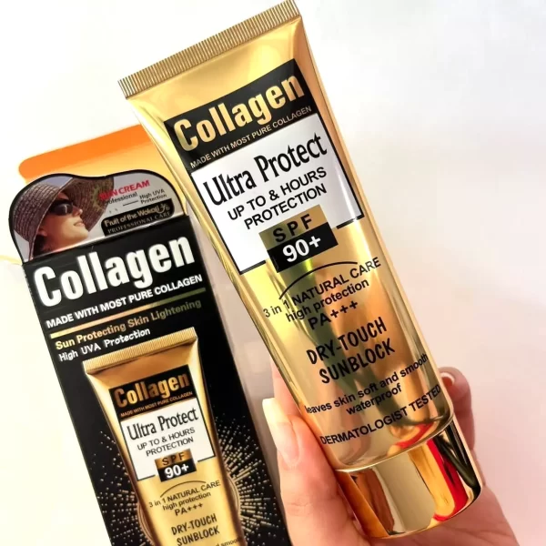 ⁦واقي شمس Collagen 90+ Ultra Protect من Wokali⁩ - الصورة ⁦3⁩