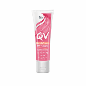 كريم اليدين QV مع واقي شمس SPF 15 حماية من علامات التقدّم بالسن  100 غ