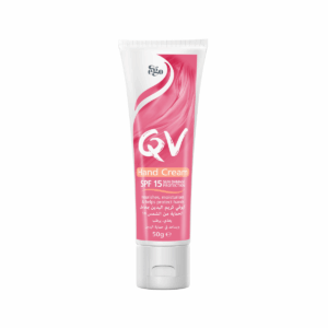 كريم اليدين QV مع واقي شمس SPF 15 حماية من علامات التقدّم بالسن  50 غ