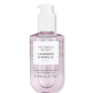 زيت مساج الجسم الطبيعي لافندر وفانيلا من Victoria's Secret