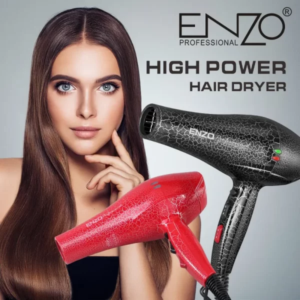 ⁦سشوار الشعر ENZO  بقوة 1845 واط – 19000 دورة في الدقيقة⁩ - الصورة ⁦3⁩