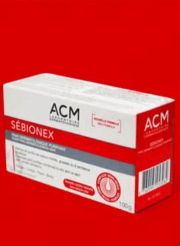 ⁦صابونة ACM Sebionex لتنقية البشرة بديل الروكتان 100 غرام - صناعة فرنسية⁩ - الصورة ⁦2⁩