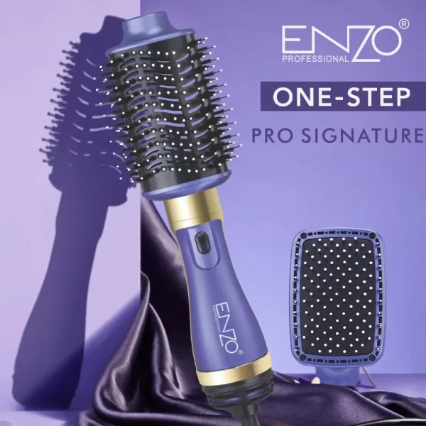 ⁦فرشاة حرارية PRO SIGNATURE تجفيف وتصفيف الشعر 2 في 1 من ENZO⁩ - الصورة ⁦5⁩