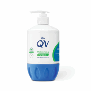 كريم QV للبشرة الجافة والحساسة مناسب للإكزيما والصدفية والالتهابات الجلدية