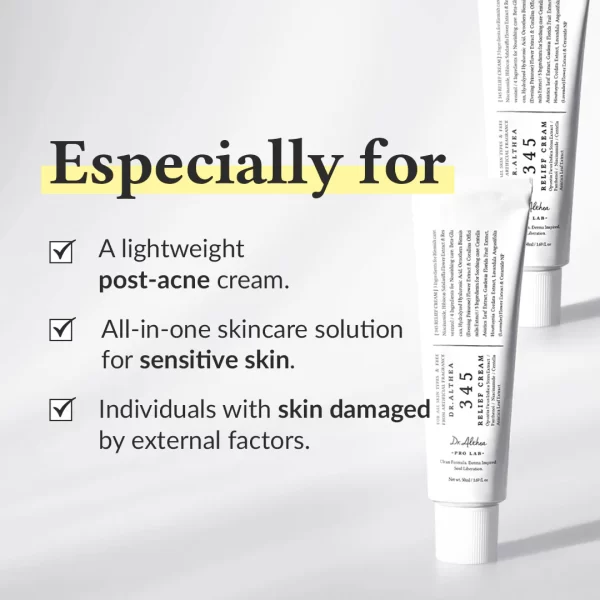 ⁦كريم اصلاح مكثف عميق Dr.Althea 345 Relief Cream - منتجات كورية⁩ - الصورة ⁦6⁩
