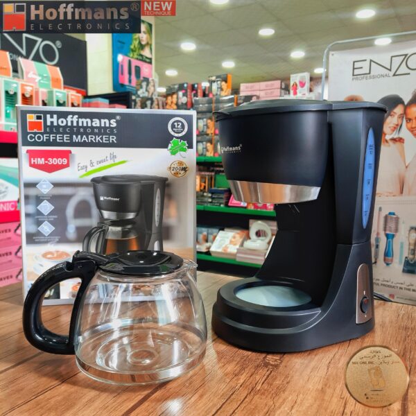⁦ماكينة تحضير قهوة امريكية Hoffmans سعة 1.5 لتر⁩ - الصورة ⁦2⁩