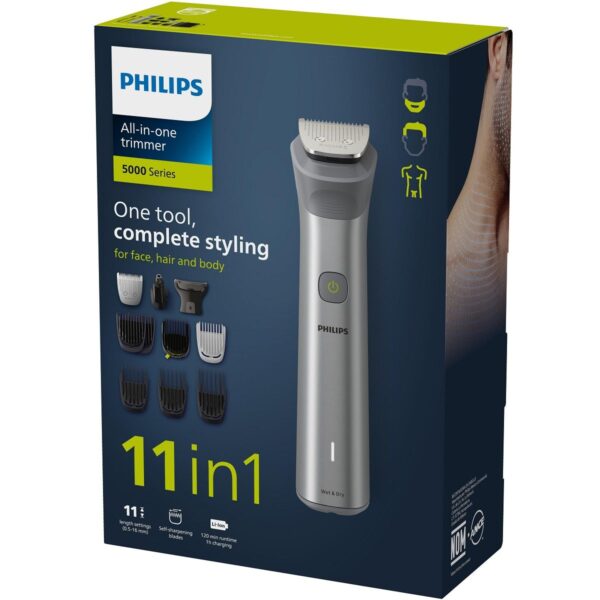 ماكينة حلاقة وتشذيب 11 في 1 متعددة الوظائف Philips