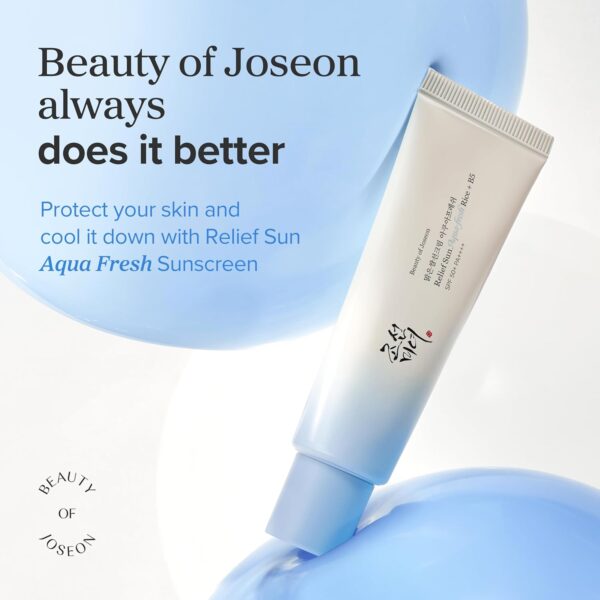 ⁦واقي شمس Beauty of Joseon Relief Sun Aqua-Fresh Rice+B5 - منتجات كورية⁩ - الصورة ⁦12⁩