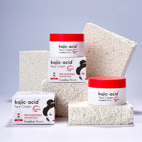 ⁦كريم Kojic Acid تفتيح تجديد وشد البشرة + مع ظرف سيروم هدية⁩ - الصورة ⁦7⁩