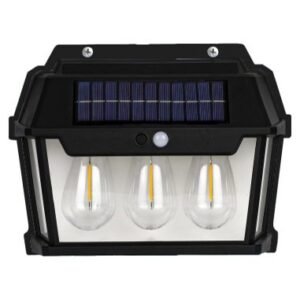 كشاف حائط شمسي 3 لمبات LED – مقاوم للعوامل الجوية 600 لومن