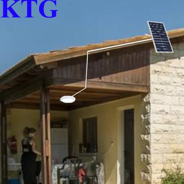 ⁦لمبة سقف بالطاقة الشمسية LED قوية 100% توفير⁩ - الصورة ⁦3⁩