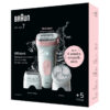 جهاز Braun Silk-épil 7 نعومة حتى 4 أسابيع 3 رؤوس كامل الجسم