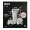 جهاز Braun Silk-épil 7 نعومة حتى 4 أسابيع 3 رؤوس كامل الجسم