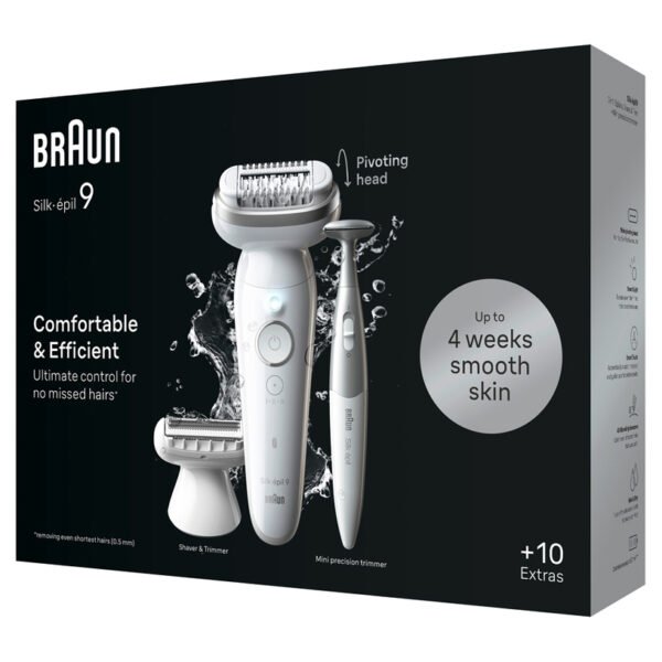 ⁦ماكينة Braun Silk-épil 9 Epilator with Bikini Trimmer⁩ - الصورة ⁦6⁩