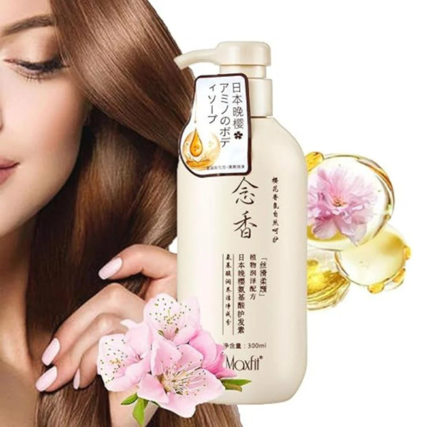 ⁦شامبو + بلسم ساكورا Sakura Japanese لعلاج تساقط الشعر⁩ - الصورة ⁦4⁩