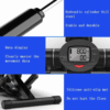 جهاز التمارين المصغر مع شاشة LCD لعرض الوقت والسعرات والدورات (5) جهاز Mini Stepper أو Stepper مع حبال مقاومة مع شاشة LCD