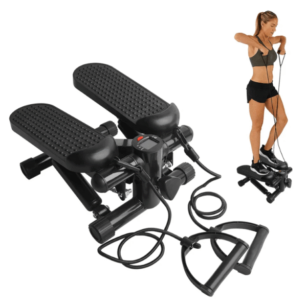 ⁦جهاز Mini Stepper أو Stepper مع حبال مقاومة مع شاشة LCD⁩ - الصورة ⁦11⁩