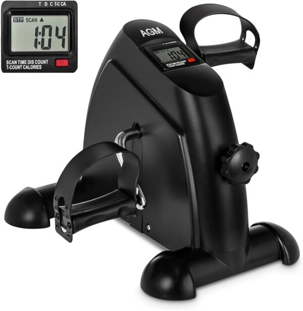 دراجة تمارين صغيرة مع شاشة رقمية (Mini Exercise Bike with LCD Display)