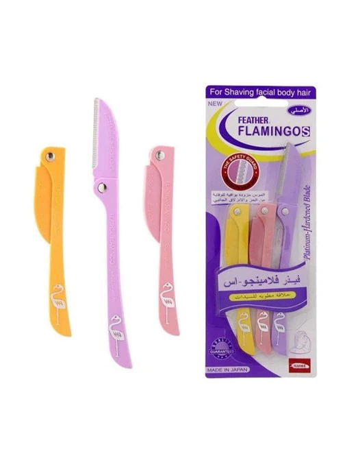 شفرات Flamingo الاصلية للوجه والجسم – 3 قطع