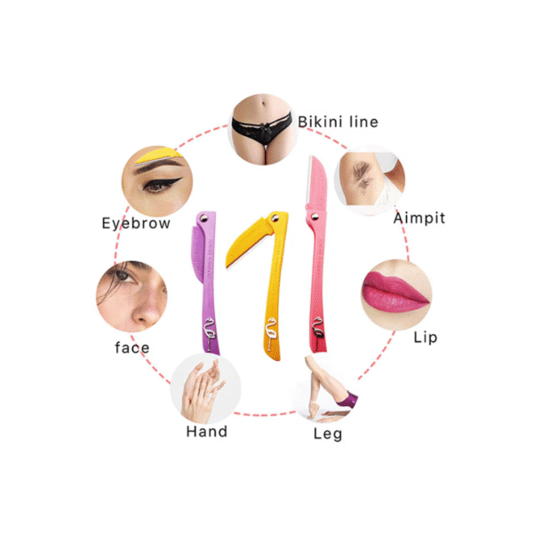 شفرات Flamingo الاصلية للوجه والجسم – 3 قطع