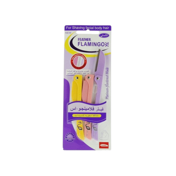 شفرات Flamingo الاصلية للوجه والجسم – 3 قطع