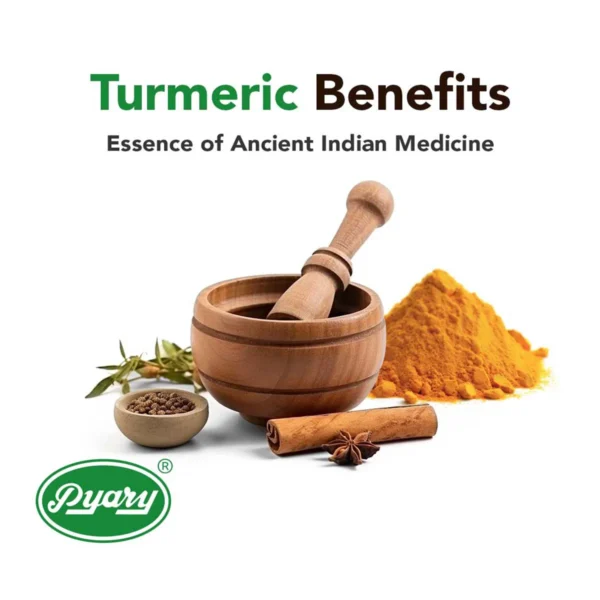 ⁦صابون الكركم ‎Pyary Turmeric Soap‎ - للبشرة الحساسة و حب الشباب والجفاف⁩ - الصورة ⁦8⁩
