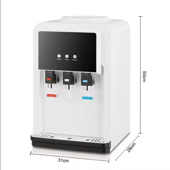 كولر ماء RAF بسعة داخلية 4 لتر 3 مخارج مياه ساخن و بارد