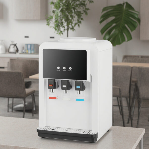 كولر ماء RAF بسعة داخلية 4 لتر 3 مخارج مياه ساخن و بارد