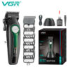ماكينة حلاقة VGR جبارة شفرات سيراميك بطارية ليثيوم