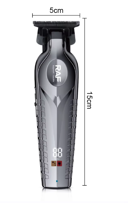 ماكينة حلاقة الشعر والحية RAF بشفرات مقاومة للحرارة وشحن USB (2) ماكينة حلاقة الشعر زيرو و اللحية شحن RAF