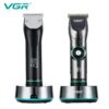 ماكينة حلاقة الشعر  VGR الاحترافية 15 سرعة مع شاشة LCD