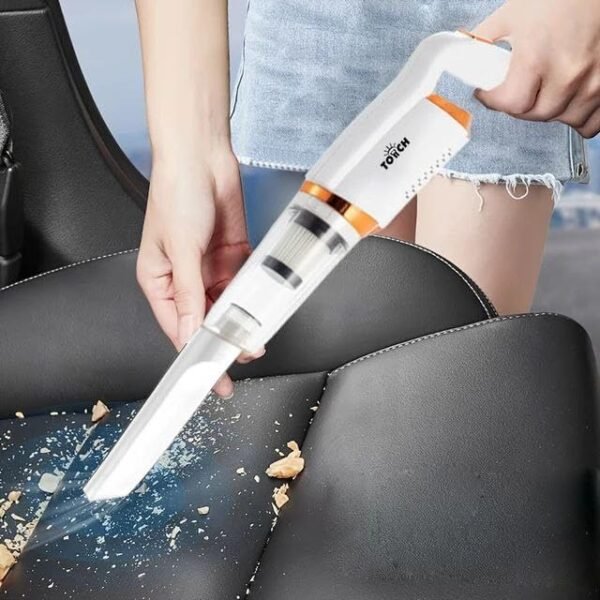 ⁦مكنسة شحن USB‑C شفط 7500 PA لتنظيف المنزل والسيارة⁩ - الصورة ⁦2⁩