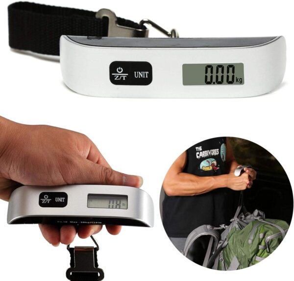 ميزان وزن الحقائب إلكتروني 50 كجم شاشة ‎LCD‎