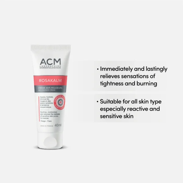 ⁦كريم ACM Rosakalm - Rougeurs Anti-redness لعلاج احمرار البشرة الحساسة⁩ - الصورة ⁦4⁩