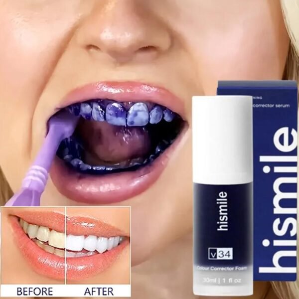 ⁦Hismile V34 Colour Corrector – سيروم مبيض للاسنان بتقنية تصحيح الألوان⁩ - الصورة ⁦2⁩